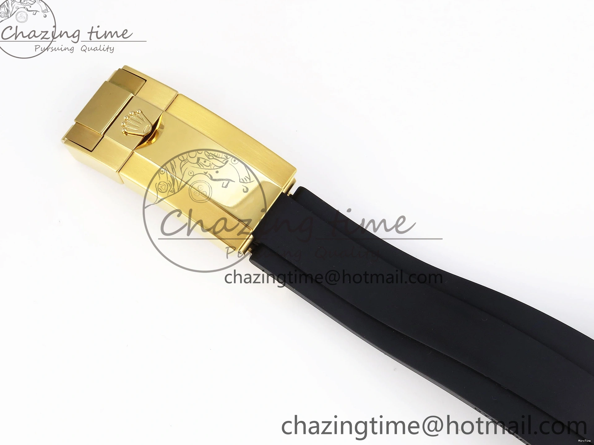 MiroTime 0103 DAYTONA 116518 APSF 1:1 BEST EDITION BLACK DIAL ON OYSTERFLEX RUBBER STRAP SH RelaxedFit 1782